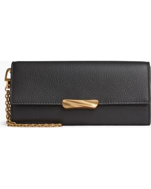 Donna Karan Amagansett Flap Wallet - Black