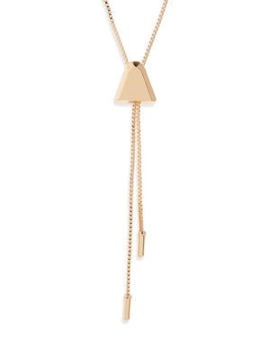 Open Edit Bolo Necklace - White