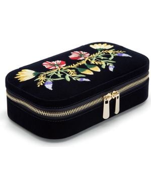 Wolf Zoe Travel Zip Case - Blue