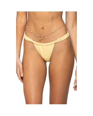 Edikted Anais Bikini Bottoms - Yellow