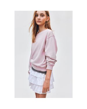 H&M Oversized Off-The-Shoulder Top - Purple