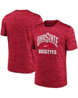 Nike Ohio State Buckeyes Velocity Mascot Performance T-Shirt - Red