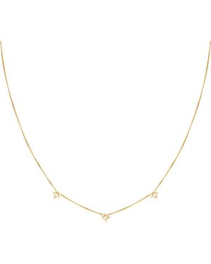 Astrid & Miyu Cosmic Star Charm Necklace - Metallic