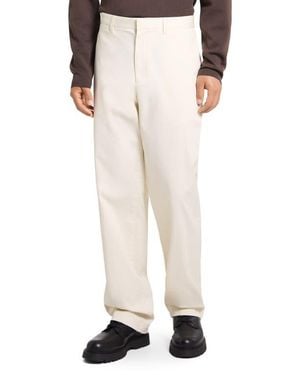Theory Stretch Cotton Chino Pants - White