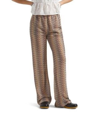 Brixton The Cabana Zigzag Mesh Pants - Natural