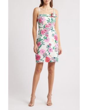 Lilly Pulitzer Nickola Floral Print Sleeveless Dress - White