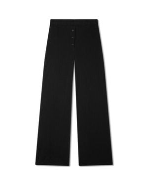 VIR VITA Pointelle Lounge Pant - Black