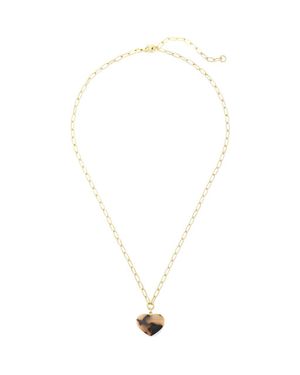 Machete Mini Heart Pendant Necklace - Multicolor