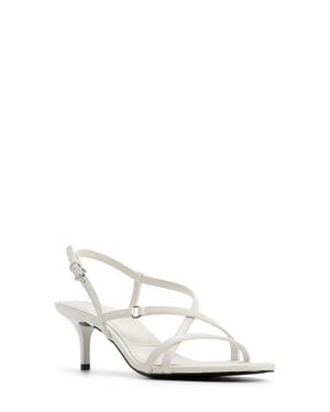 ALDO Olivie Slingback Kitten Heel Sandal - White