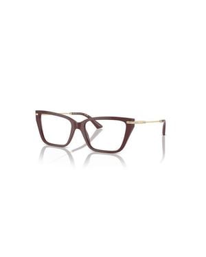 Jimmy Choo 55Mm Cat Eye Optical Glasses - Red