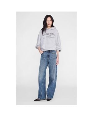 Anine Bing Harvey Paris Stencil Sweatshirt - Blue