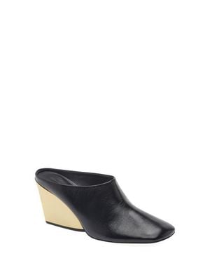 Proenza Schouler Slant Wedge Mule - Gray