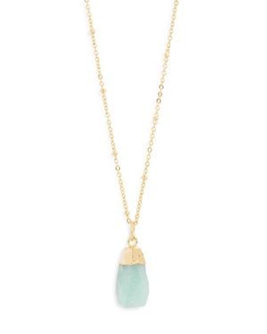 Kiara by Ki-Ele Amazonite Pendant Necklace - Blue