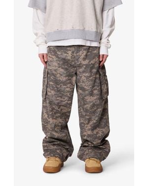 MNML Mega Baggy Cargo Pants - Gray