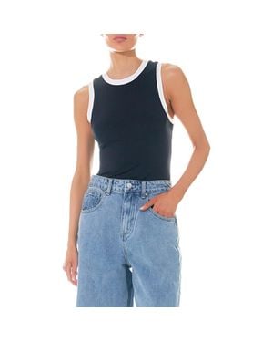 Grey Lab Colorblock Bodysuit - Blue