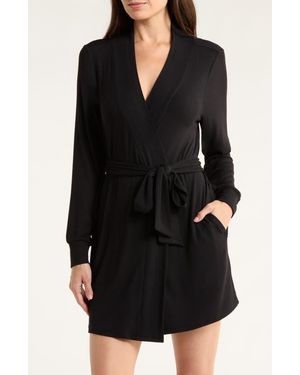 Open Edit Daydream Short Robe - Black