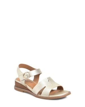 Comfortiva Maira Slingback Wedge Sandal - Natural