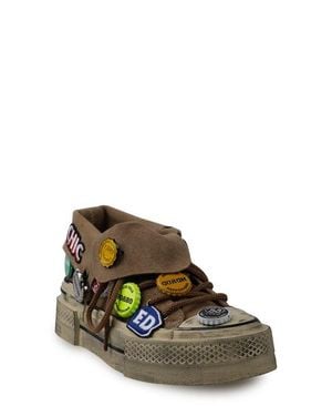 Zigi Hadleigh Distressed Platform Sneaker - Multicolor