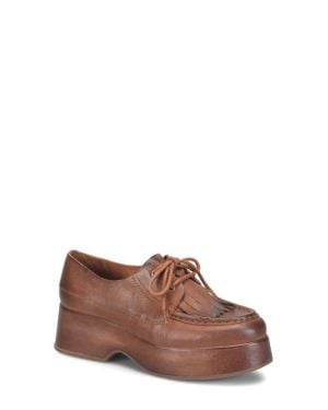 Kork-Ease Penelope Platform Derby - Brown