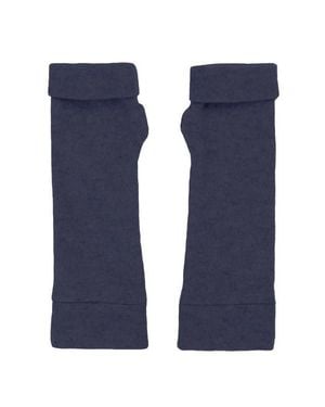 Celtic & Co. Cashmere Fingerless Gloves - Blue