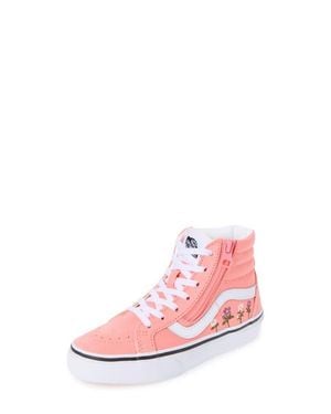 Vans Kids' Sk8-Hi Reissue Side Zip Sneaker - Pink