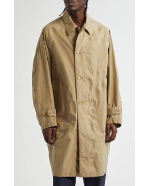 Visvim Henderson 3L Laminated Linen Coat - Natural