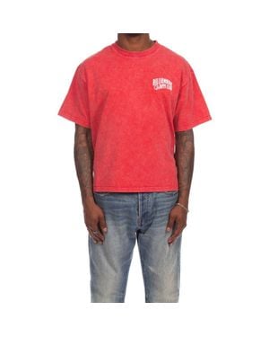 BBCICECREAM Faded Curve Graphic T-Shirt - Red