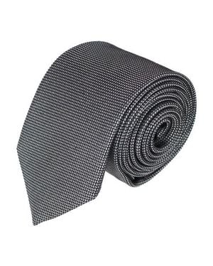 Trafalgar Janus Metallic And Silk Classy Necktie - Gray