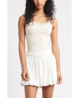 BP. Lace Trim Camisole - White