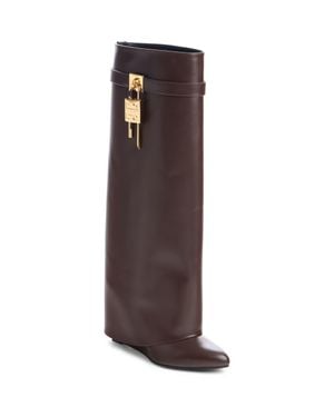 Givenchy Shark Lock Wedge Boot - Brown