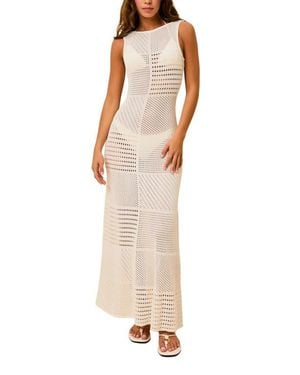 Solid & Striped Morenzo Sleeveless Cover-Up Maxi Dress - White