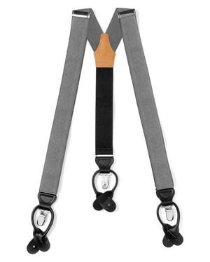Cufflinks Inc. Heathered Adjustable Suspenders - Black
