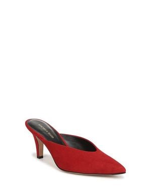 Veronica Beard Rochelle Pointed Toe Mule - Red