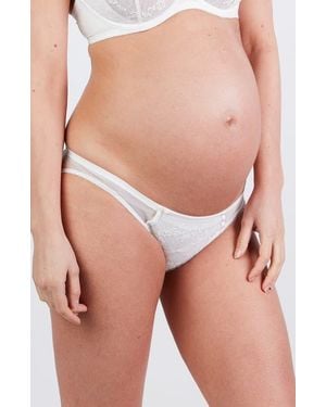 Cache Coeur Louise Maternity Brief - White