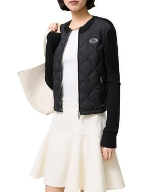 Burberry Fulbrook Mixed Media Jacket - Black