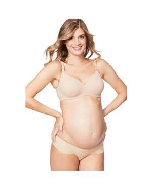 Cake Maternity Croissant Smoothing Flexi-Wire Nursing Bra - Natural