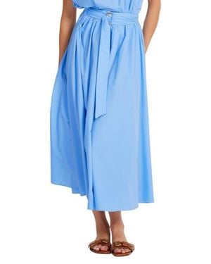 Bishop + Young Camryn Poplin Skirt - Blue