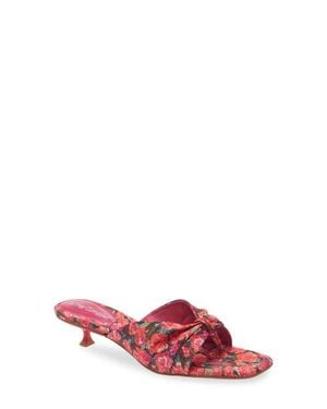 Jeffrey Campbell Lover Girl Kitten Heel Flip Flop - Red