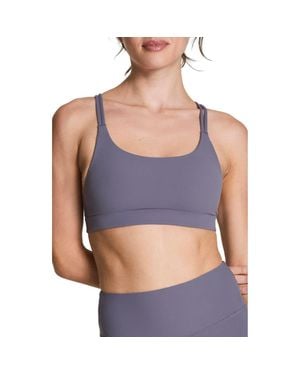 Spanx Spanxsmooth Onform Low Impact Sports Bra - Blue
