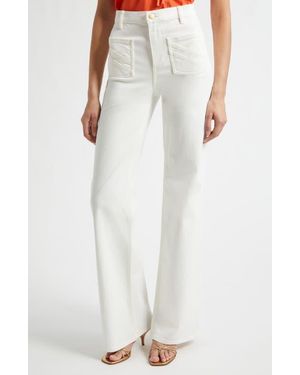 Ramy Brook Heidi Wide Leg Pants - White