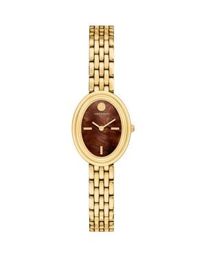 Tory Burch The Oval Bracelet Watch, 22Mm X 28Mm - Metallic