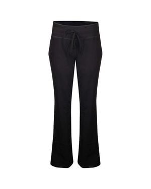 Lezat Taylor Organic Cotton Wide Leg Pocketed Pant - Black