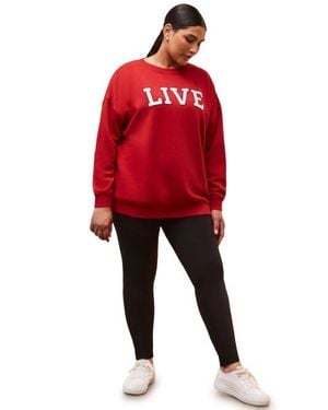 Live Unlimited Zipper Leggings - Red