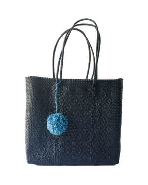 Tin Marin All Woven Tote - Blue