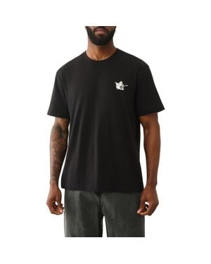 TRUE RELIGION World Tour Graphic T-Shirt - Black