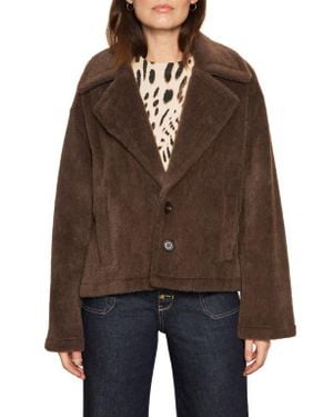 Sanctuary Colette Faux Fur Jacket - Brown
