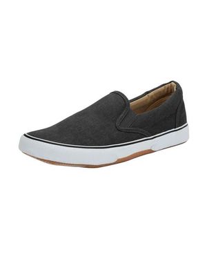 Kingsize Canvas Slip On Shoes - Black