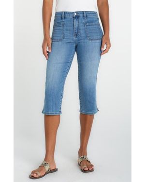 Liverpool Jeans Company Denim Capris - Blue