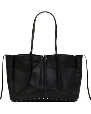 Hammitt Meryl Leather Carryall Tote - Black