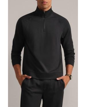 Rhone Dreamstate Quarter Zip Pullover - Black